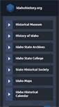 Mobile Screenshot of idahohistory.org